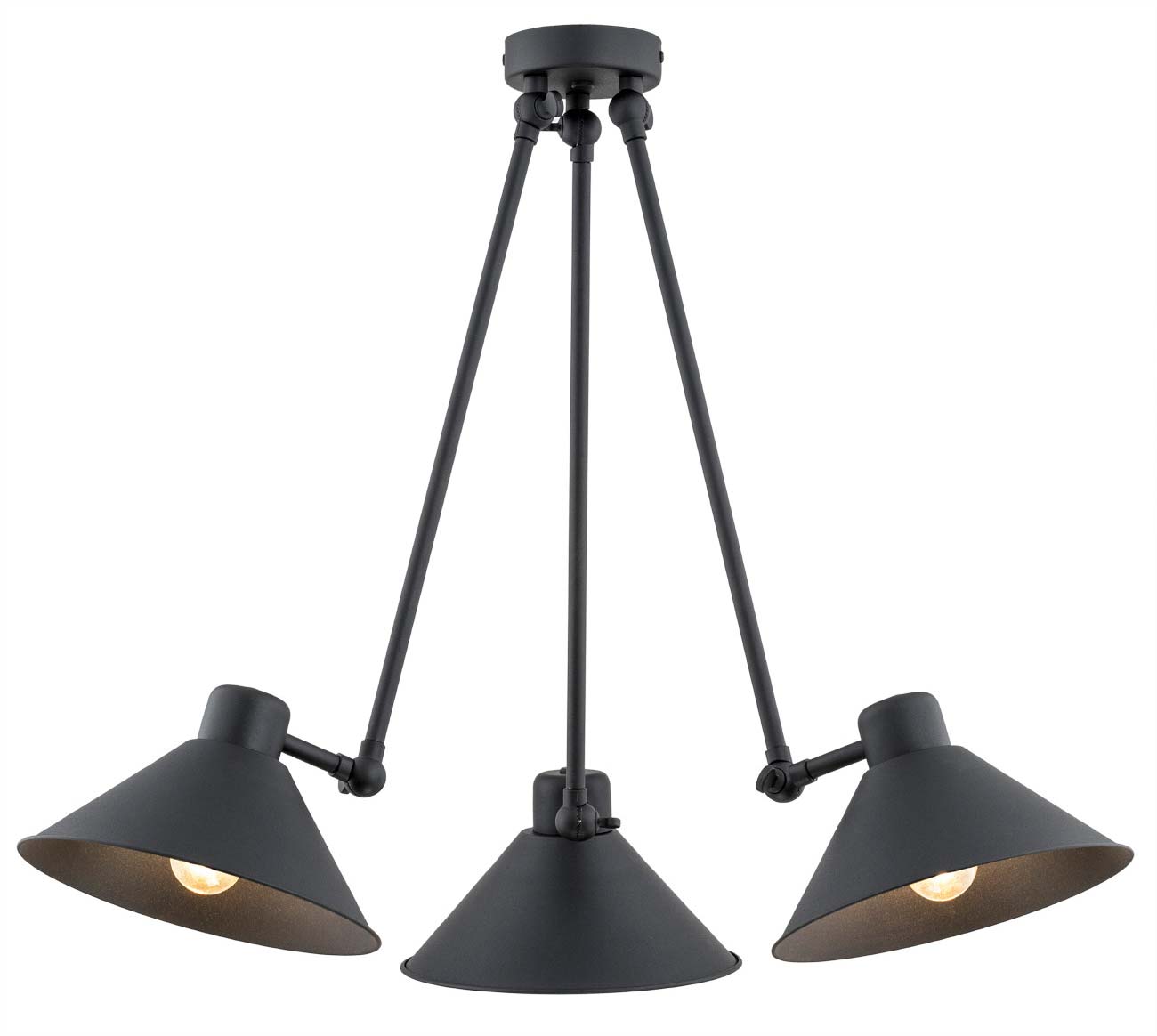 ARGON ALTEA 1452 lampa wisząca 3 pł. kolor czarny