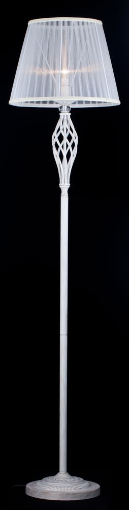 MAYTONI ARM247-11-G Elegant Grace Floor Lamp White with Gold