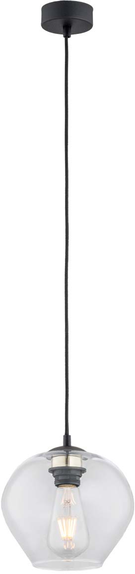 ARGON KALIMERA 4041 lampa wisząca 1 pł. mniejsza kolor przezroczysty, czarny