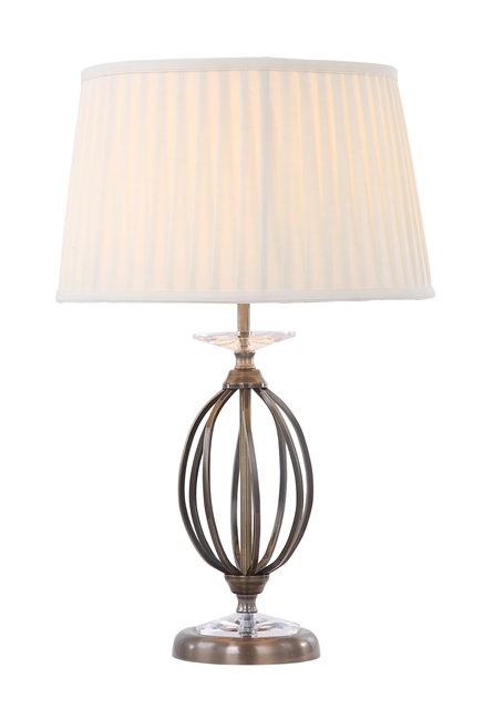 ELSTEAD AEGEAN AG/TL AGED BRASS 1Lt Table Lamp