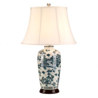 ELSTEAD Blue Traditional BLUE-TRAD-WP-TL 1 Light Table Lamp