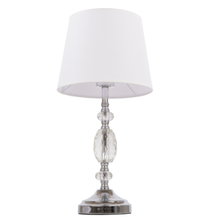 COSMOLIGHT T01885CH-WH Lampa stołowa MONACO Srebrny