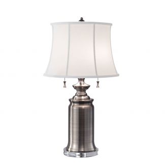 ELSTEAD Stateroom FE-STATEROOM-TL-AN 2 Light Table Lamp - Antique Nickel