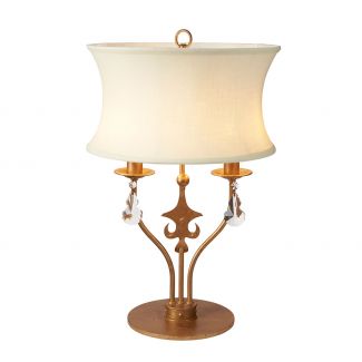 ELSTEAD Windsor WINDSOR-TL-GOLD 2 Lighgt Table Lamp - Gold Patina