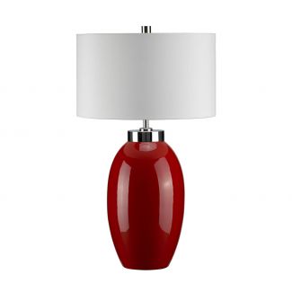 ELSTEAD Victor VICTOR-SM-TL-RD 1 Light Small Table Lamp - Red