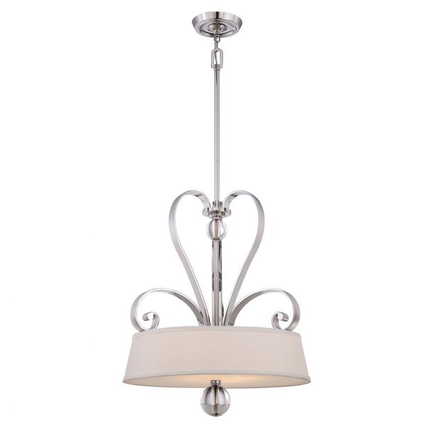 ELSTEAD Madison Manor QZ-MADISON-MANOR-P-IS 4 Light Pendant - Imperial Silver